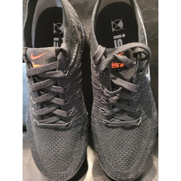Nike Air VaporMax FlyKnit Gator ISPA Black Silver - Men- Size 7.5 - Brand New main image 10